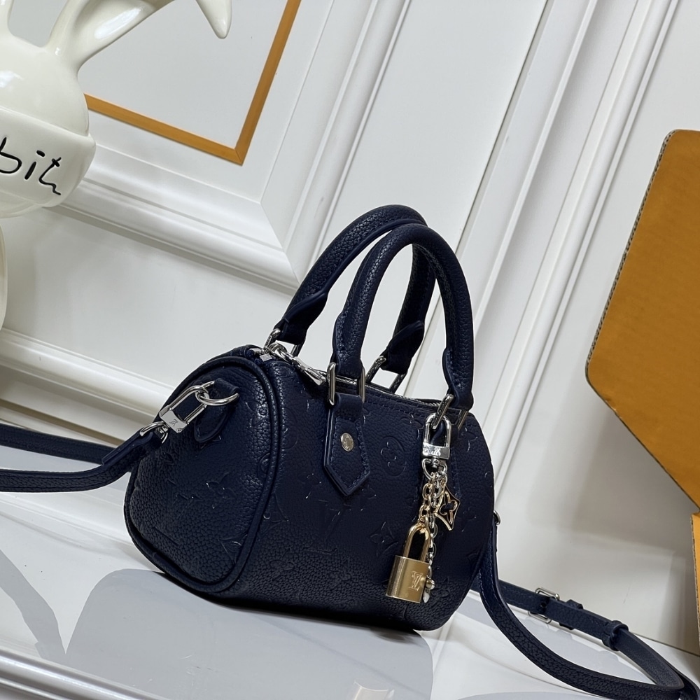 Louis Vuitton Nano Speedy Shimmery Ink 16Cm M26510
