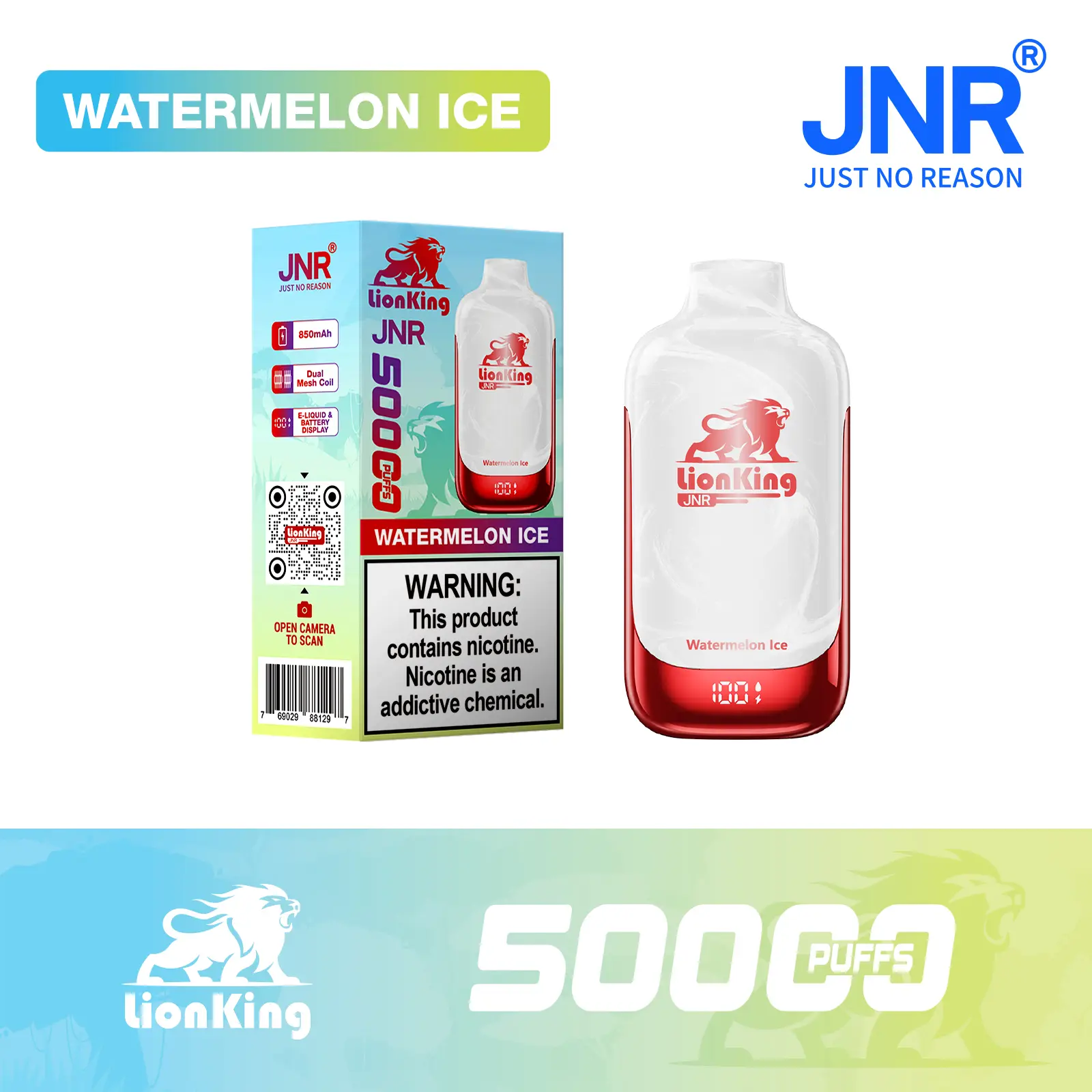 JNR Lion King 50000 Puff Disposable Vape