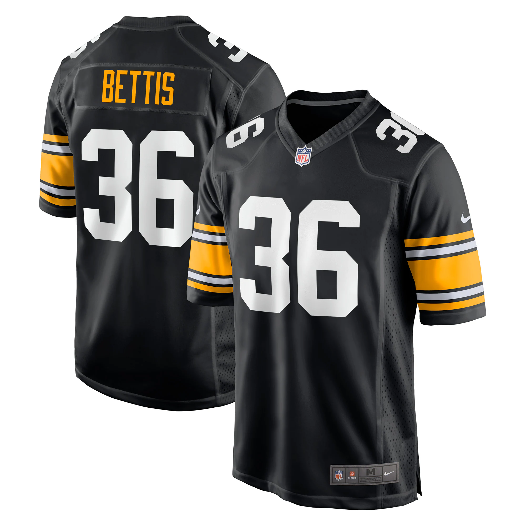 Jerome Bettis Pittsburgh Steelers Nike RetiredPlayer Jersey- Black