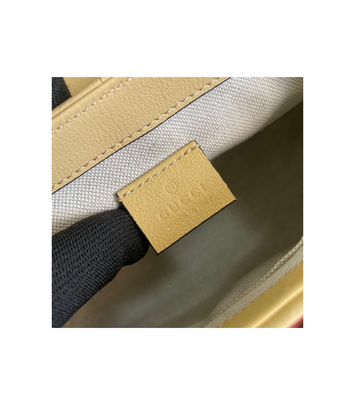 Gucci GG Marmont Mini Bag Blue and Red Leather