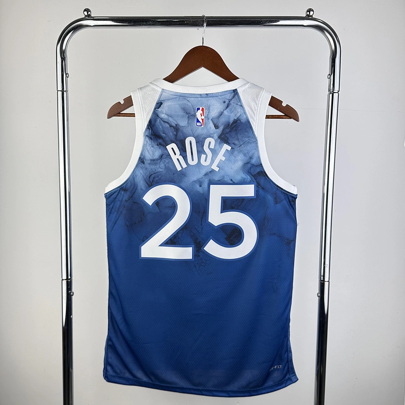 2024 NBA Minnesota Timberwolves 25 Rose Basketball Jersey