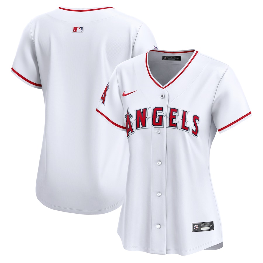 Los Angeles Angels Women's Home Limited Jersey White