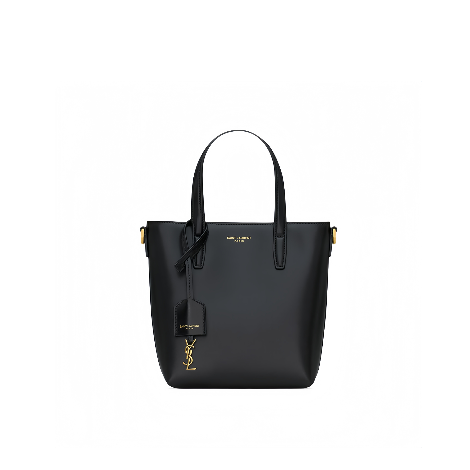 Saint Laurent Shopping Saint Laurent Mini Bag In Box Black 18Cm