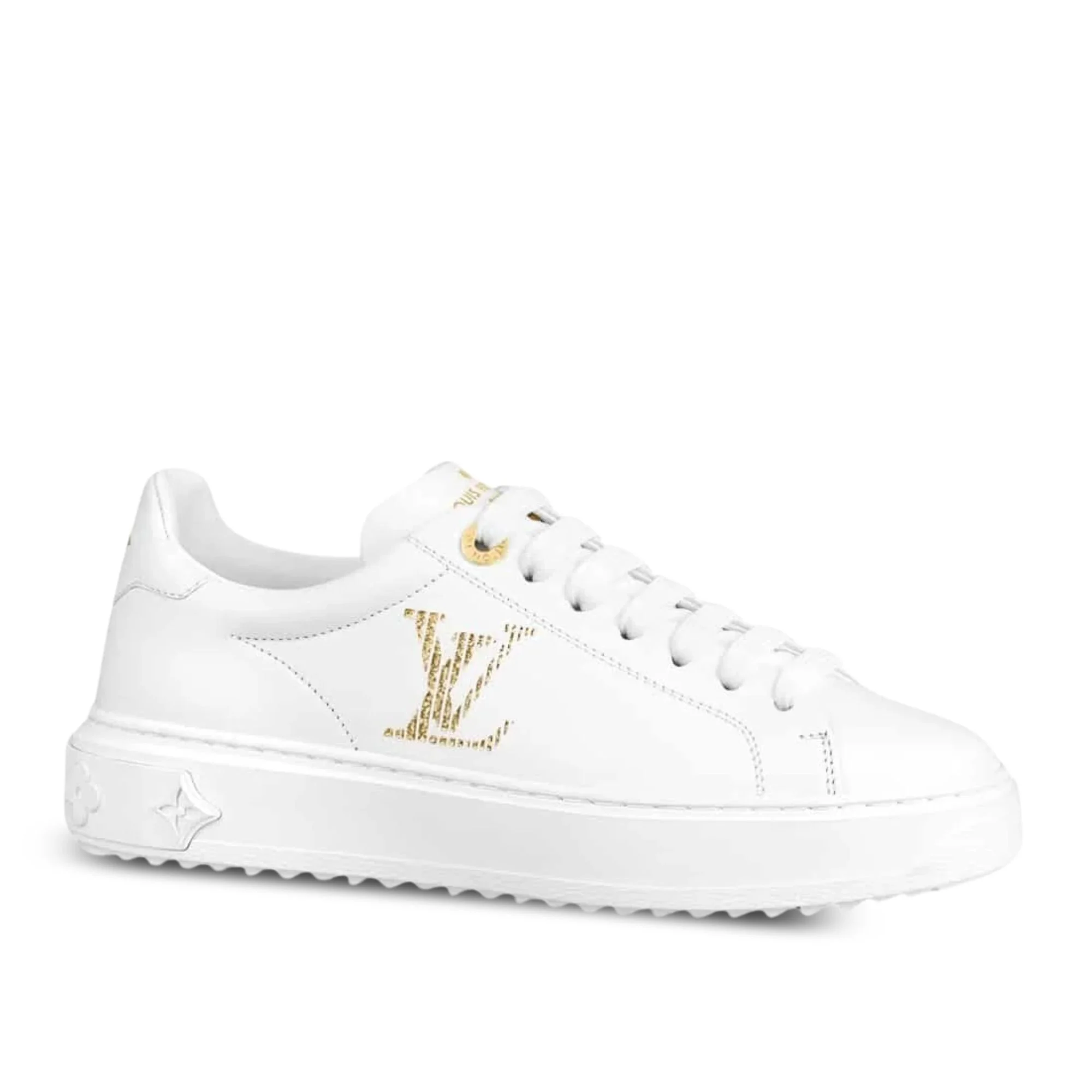 Louis Vuitton Time Out Sneaker White And Yellow
