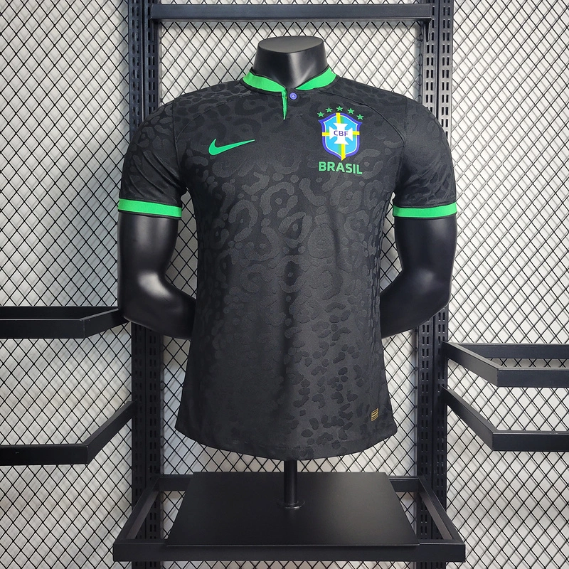 2022-23 Player Brazil Leopard Black VINI JP PAPHINHA CUNHA NAYMAR JR L.PAQUETA Football jersey
