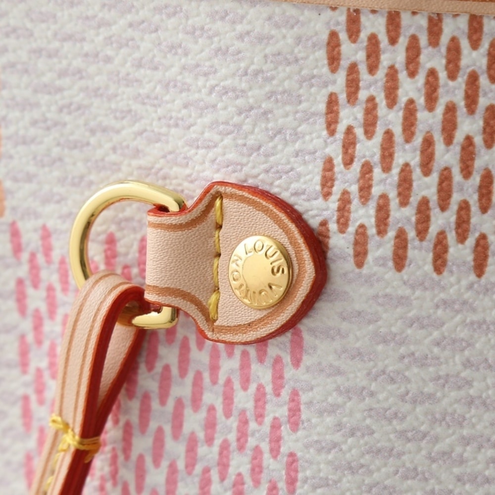 Louis Vuitton Neverfull MM Damier Canvas Peach 31Cm N40668