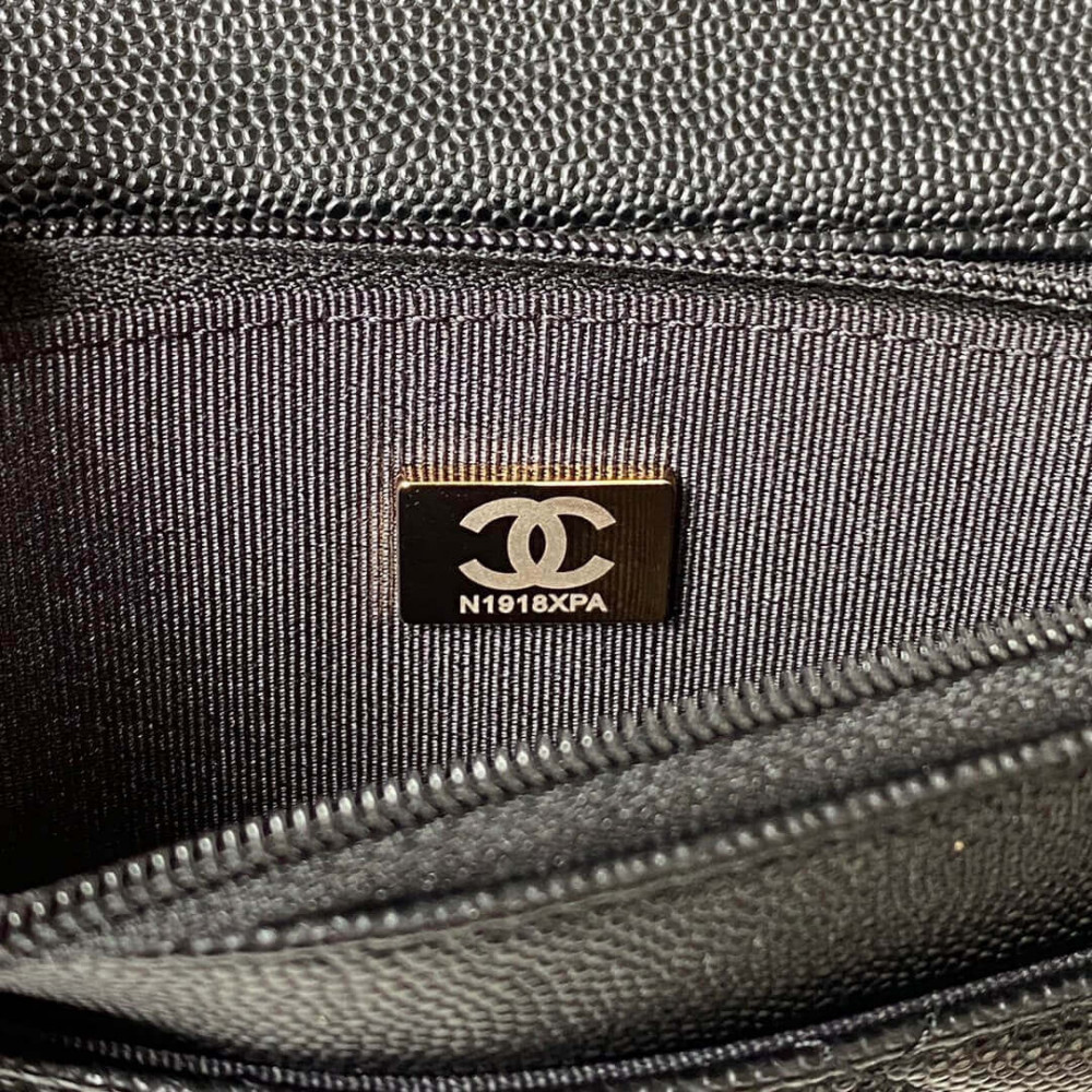 Chanel Grained Calfskin Wallet on Chain 19cm