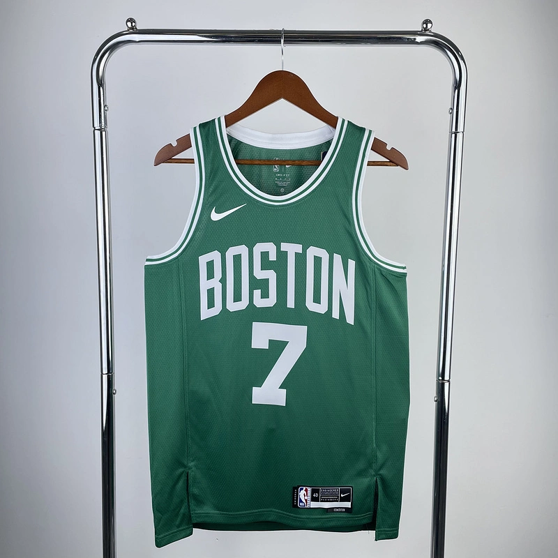 2023 NBA Boston Celtics  7 BROWN Basketball Jersey