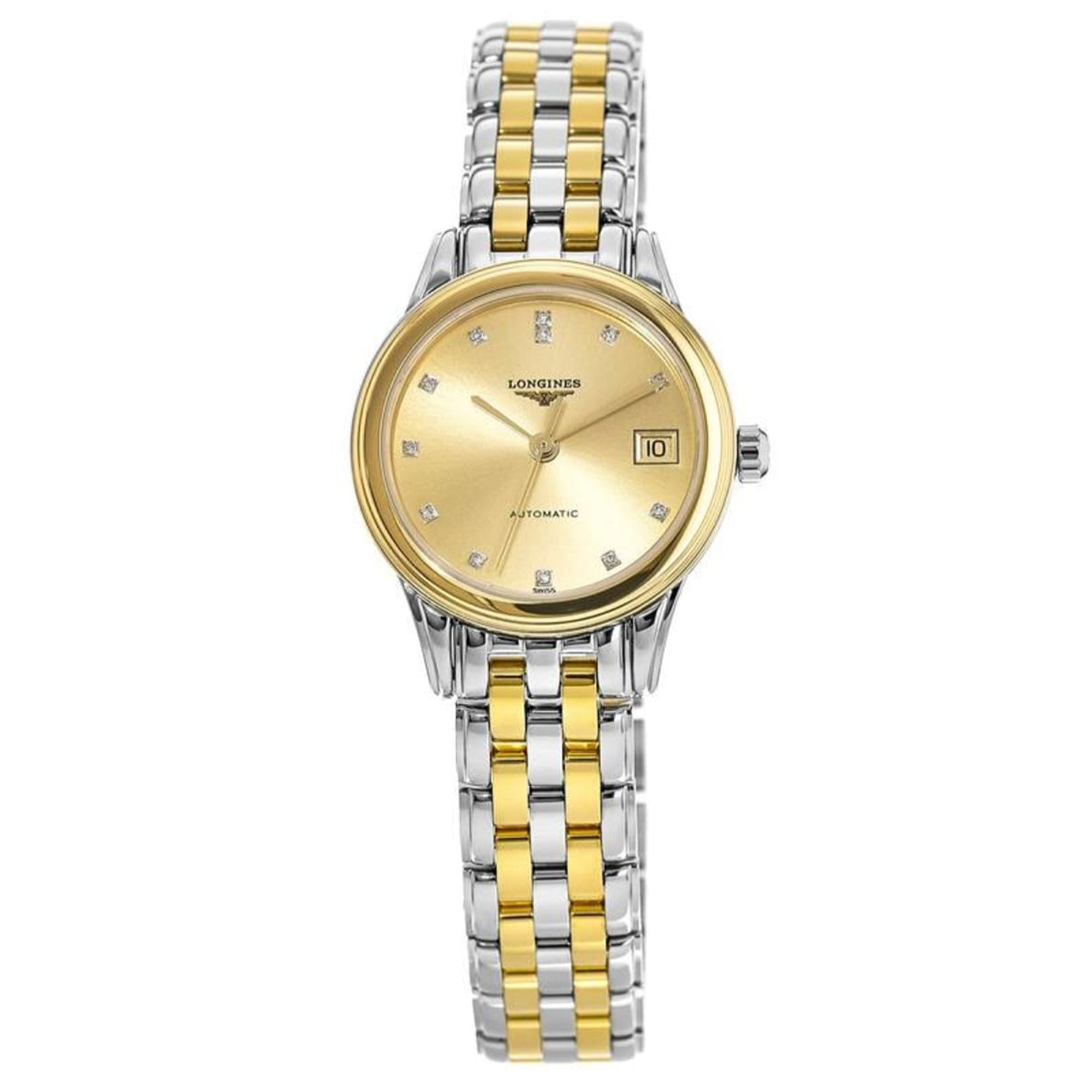 【Super Clone】Longines Women's L4.274.3.37.7 La Grande Classique Diamond Two-Tone Stainless Steel Watch