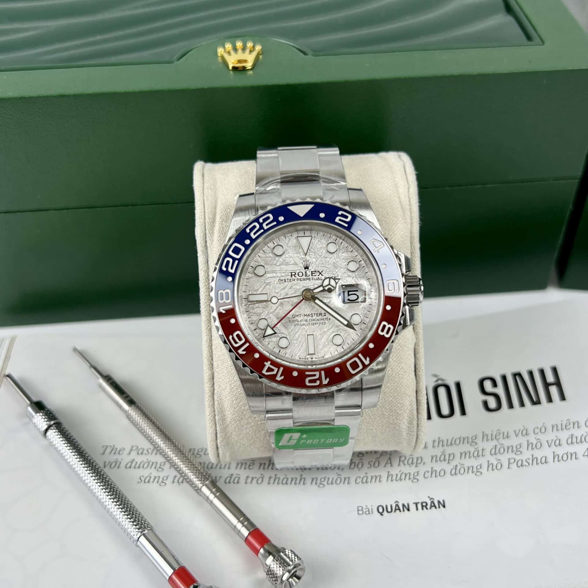[SUPER CLONE] Rolex GMT-Master II Meteorite Dial 126719BLRO “Superman”