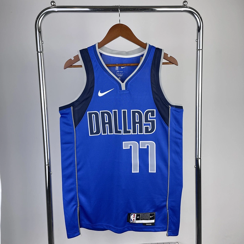 2023 NBA Dallas Mavericks 77 DONCIC Basketball Jersey