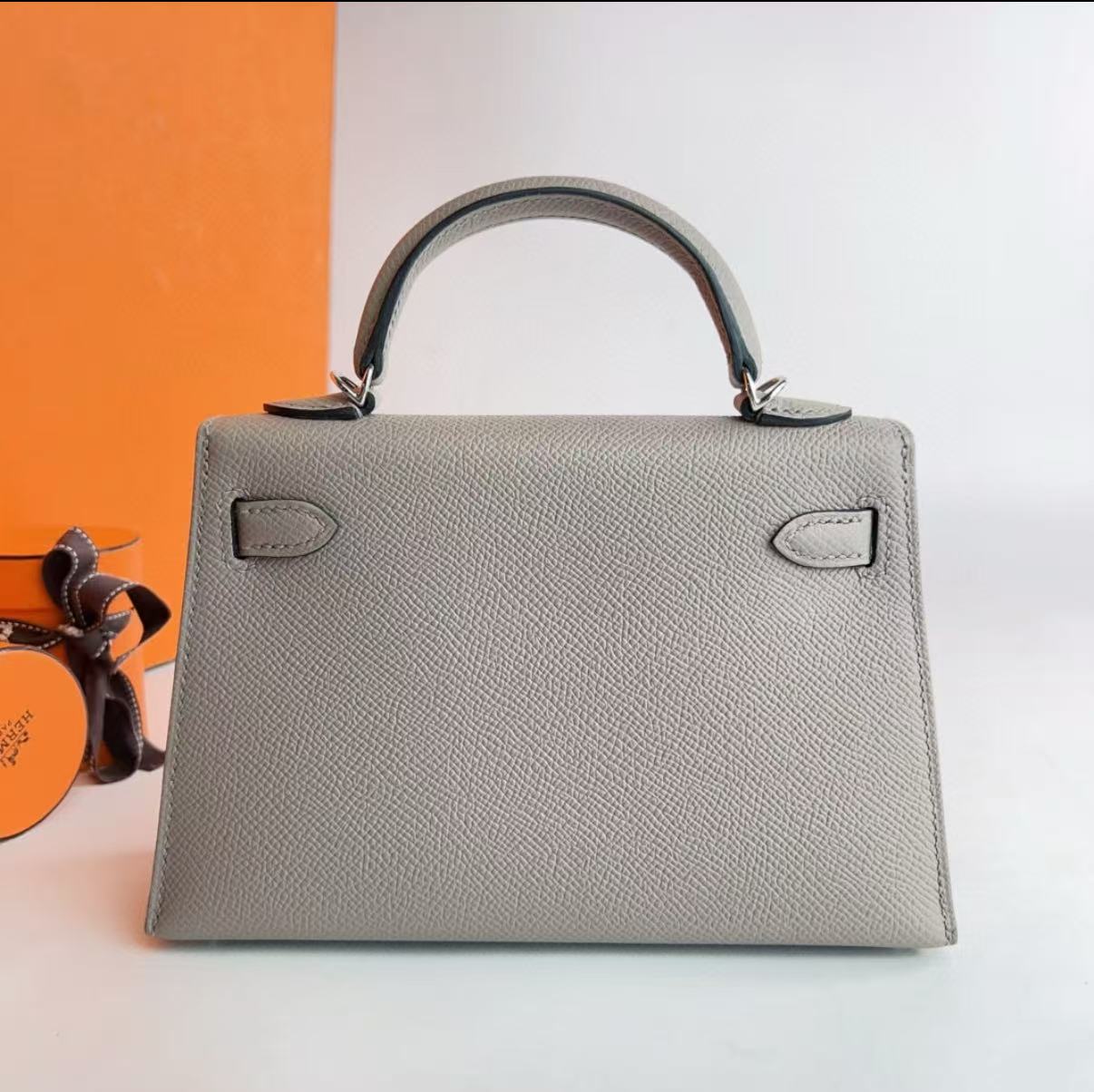 Kelly mini 19 Seagull Grey custom