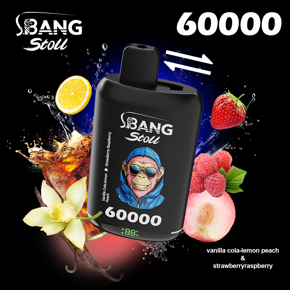 Bang Stoll 60K Puffs 2-in-1 Prefilled Vape | Dual Flavor, Rechargeable