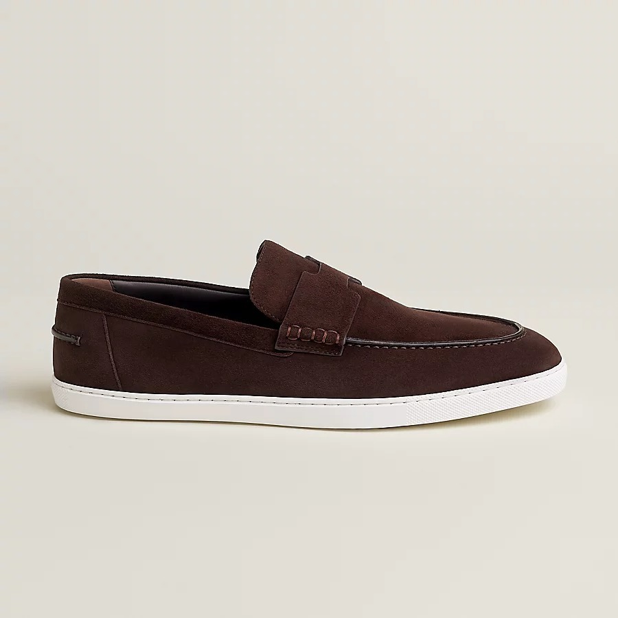 HERMES JOB LOAFER MARRON EBENE
