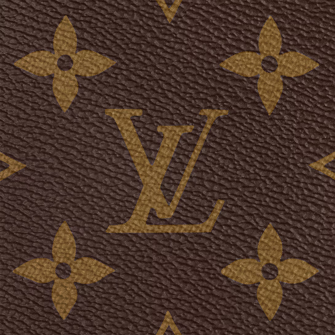 Louis Vuitton Neverfull MM Monogram canvas tote bag, leather trim detail