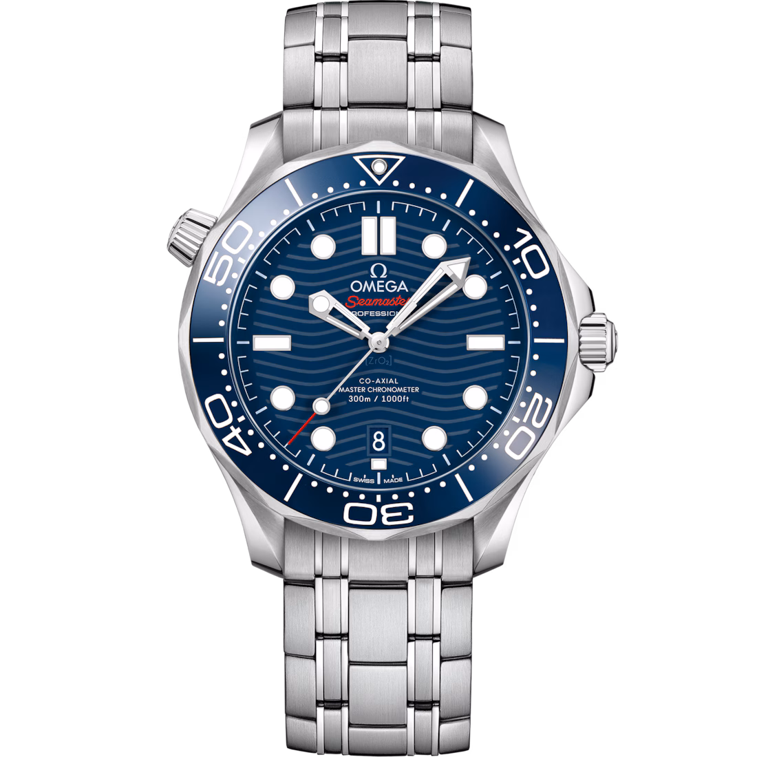 Omega Seamaster Diver 300M 42mm Blue Dial Stainless Steel Bracelet 210.30.42.20.03.001