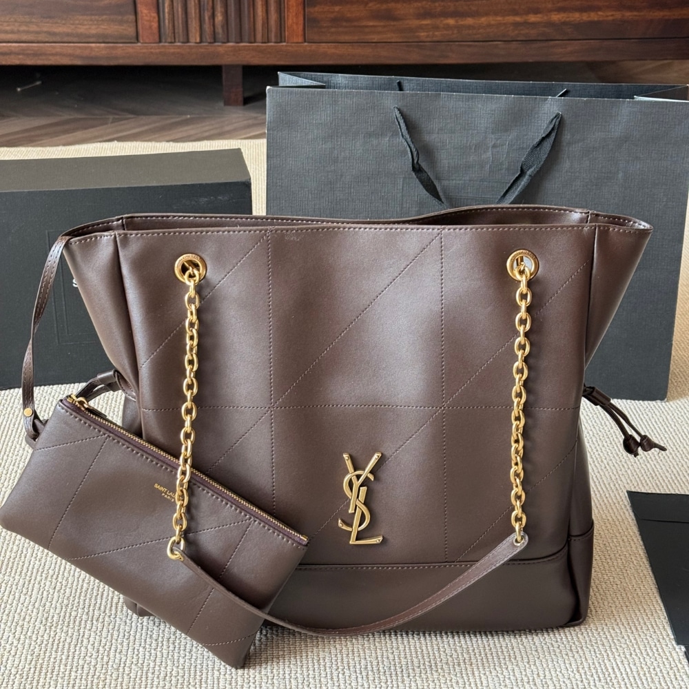 Saint Laurent Small Jamie Shopping Brown 28Cm
