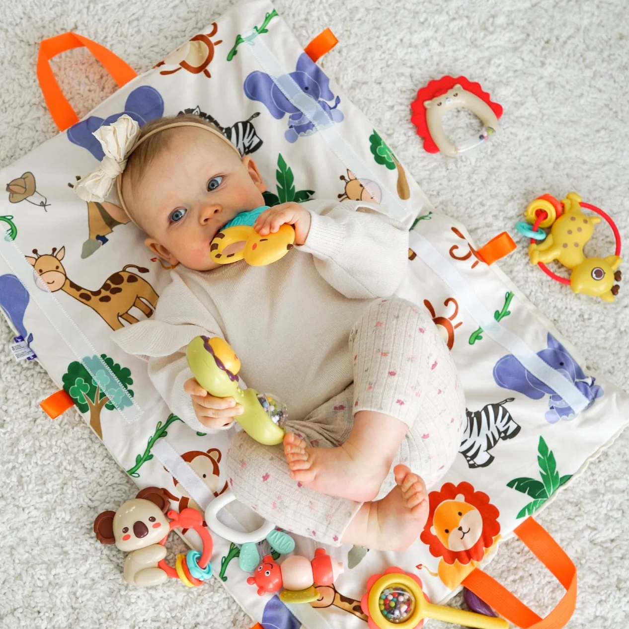 Fold + Go Rattle Set