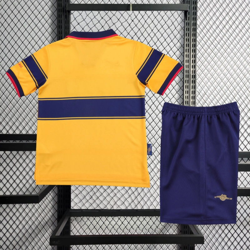 Retro KIDS 1997-99 KIDS Arsenal away BERGKAMP ADAMS WRIGHT Football jersey retro