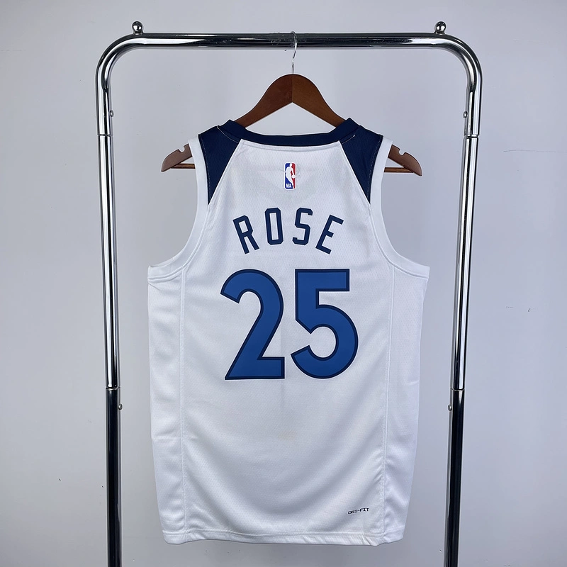 2023 NBA Minnesota Timberwolves 25 Rose Basketball Jersey
