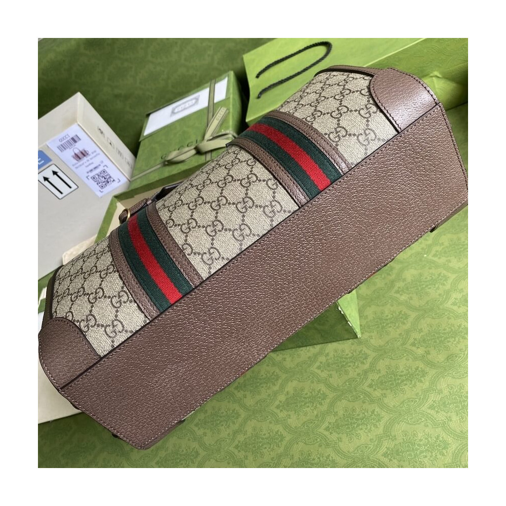 Gucci GG Small Duffel Bag With Web