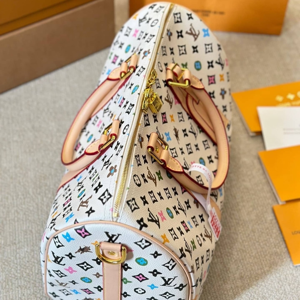 Louis Vuitton Keepall Bandoulière Vanilla 40Cm M25233
