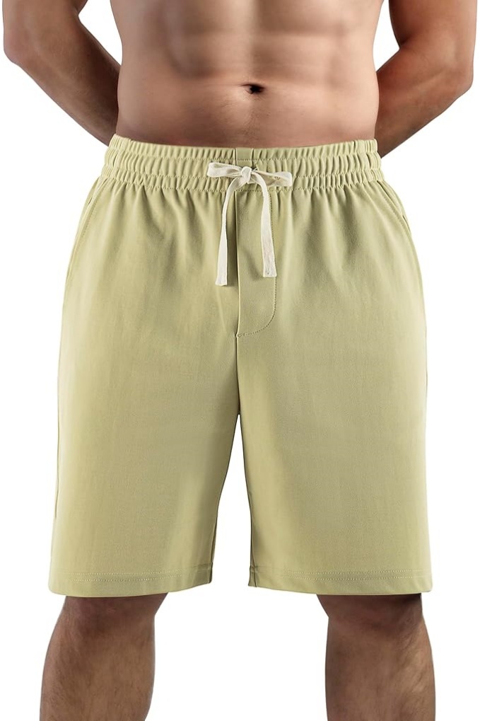 Mens Casual Shorts Outdoor Beach Shorts Elastic Waist