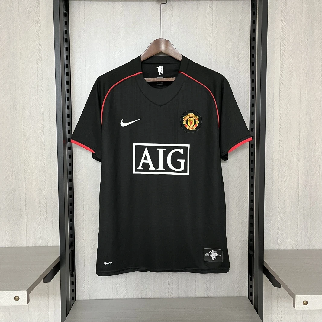 Retro 2007-08 Manchester United away retro football jersey Fan version