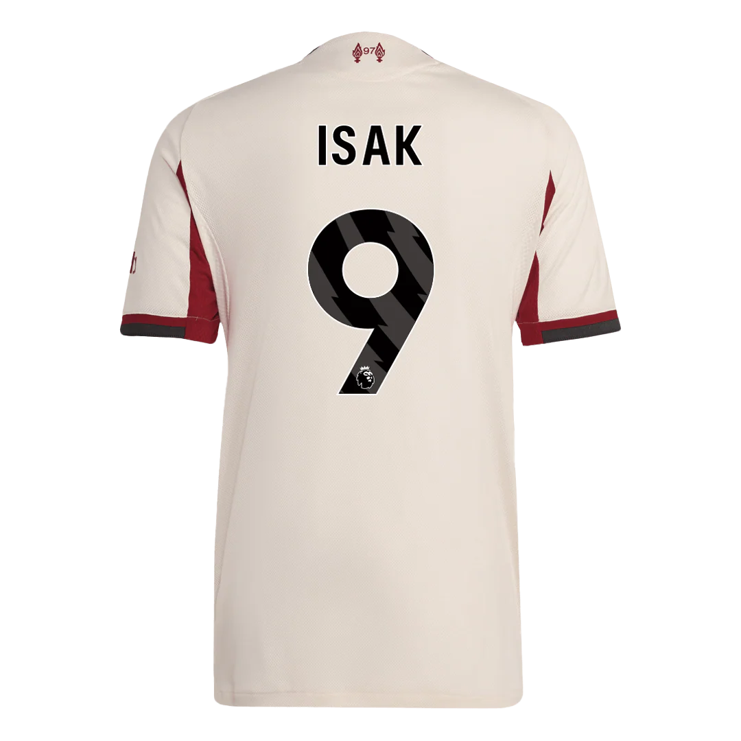 ISAK #9 Liverpool Away Player Version Soccer Jersey 2025/26