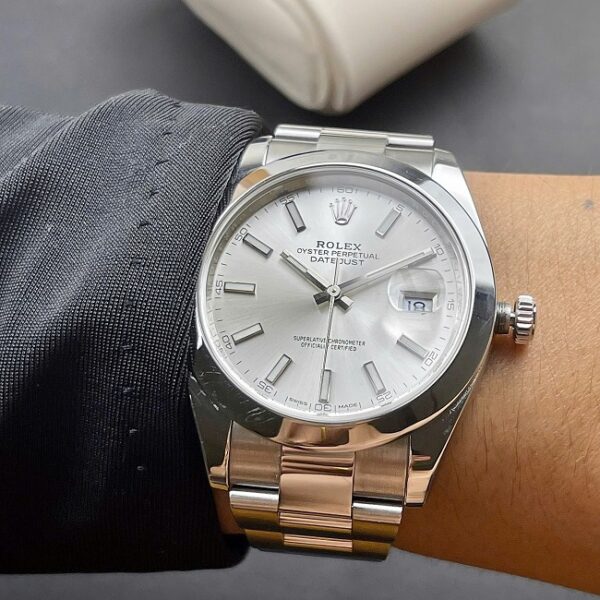 [Superclone] Rolex Datejust 41mm Silver Dial Oyster 126300
