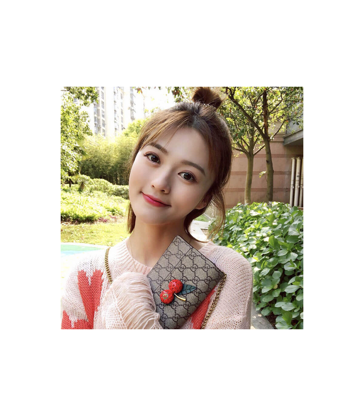 Gucci GG Supreme Mini Bag With Cherries