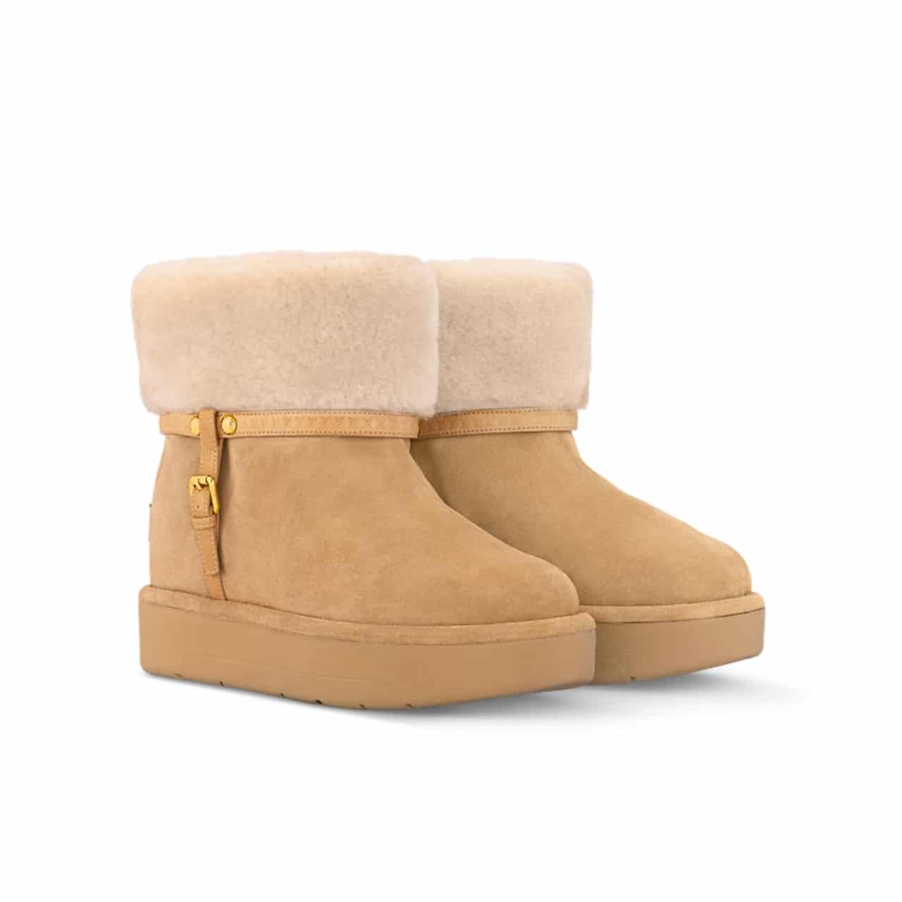 Louis Vuitton Aspen Platform Ankle Boot Beige 1Ac79I