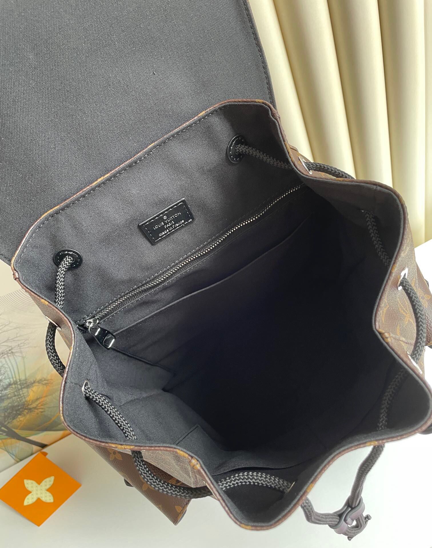 Louis Vuitton Christopher Backpack Monogram Brown Macassar Canvas 45Cm M43735