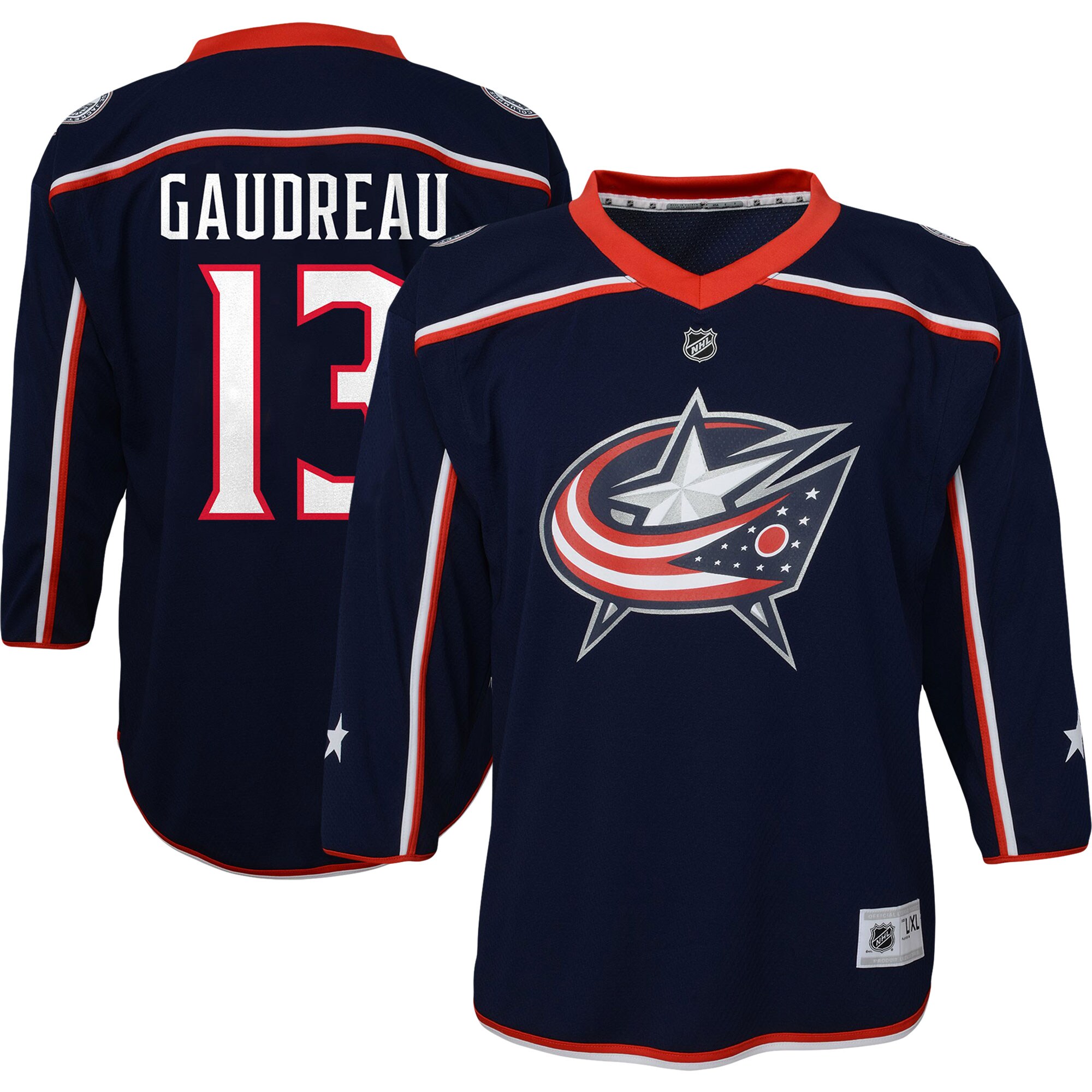 Johnny Gaudreau Columbus Blue Jackets Toddler Home Replica Player Jersey – Navy