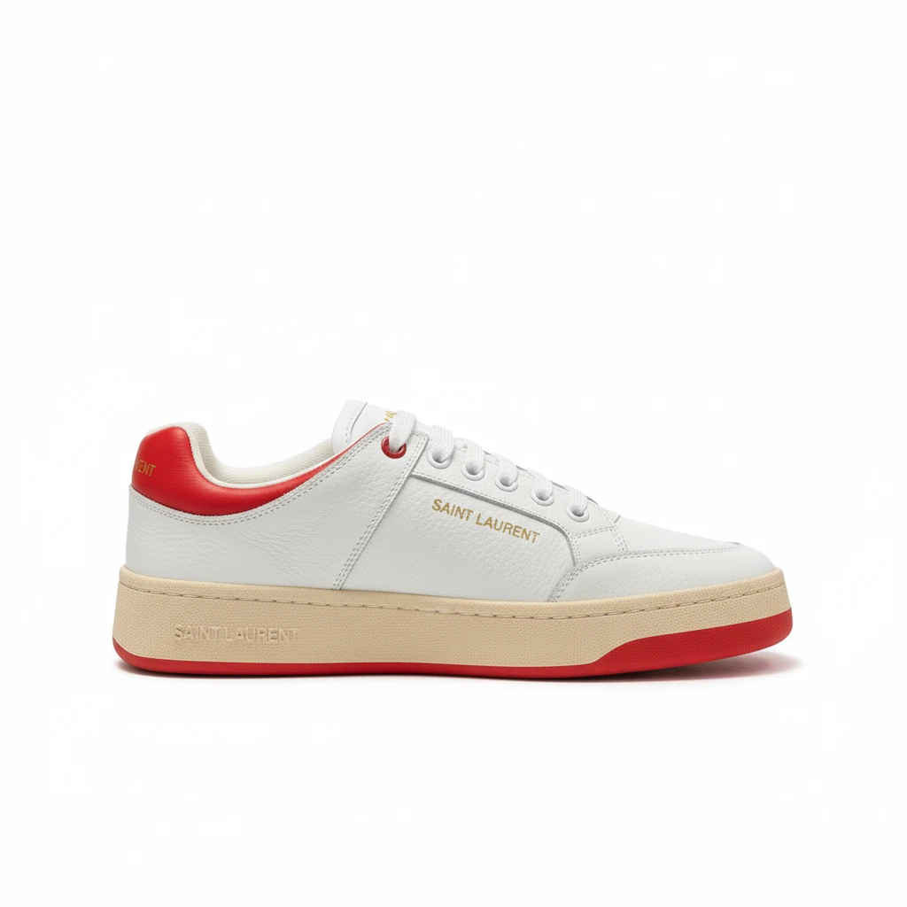 YSL SL/61 SNEAKERS IN PERFORATED LEATHER
