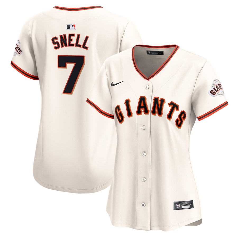 Blake Snell San Francisco Giants Women's Home Limited Jersey Cream