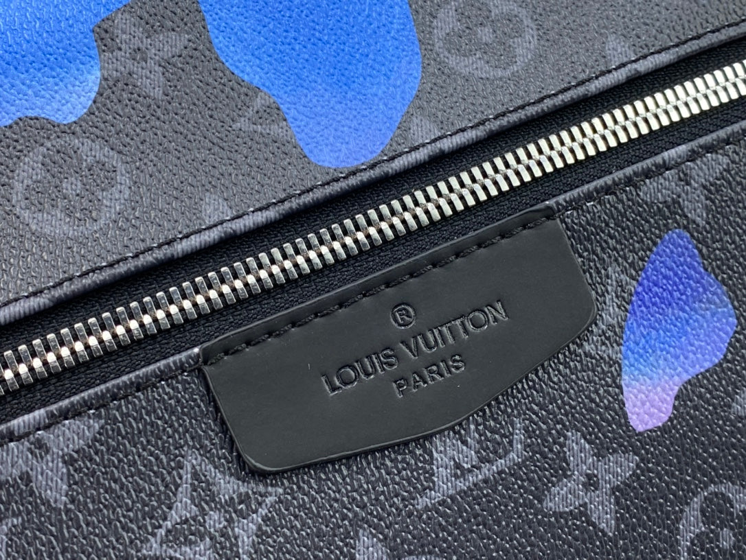Louis Vuitton Discovery Backpack Green And Black 40Cm M21429