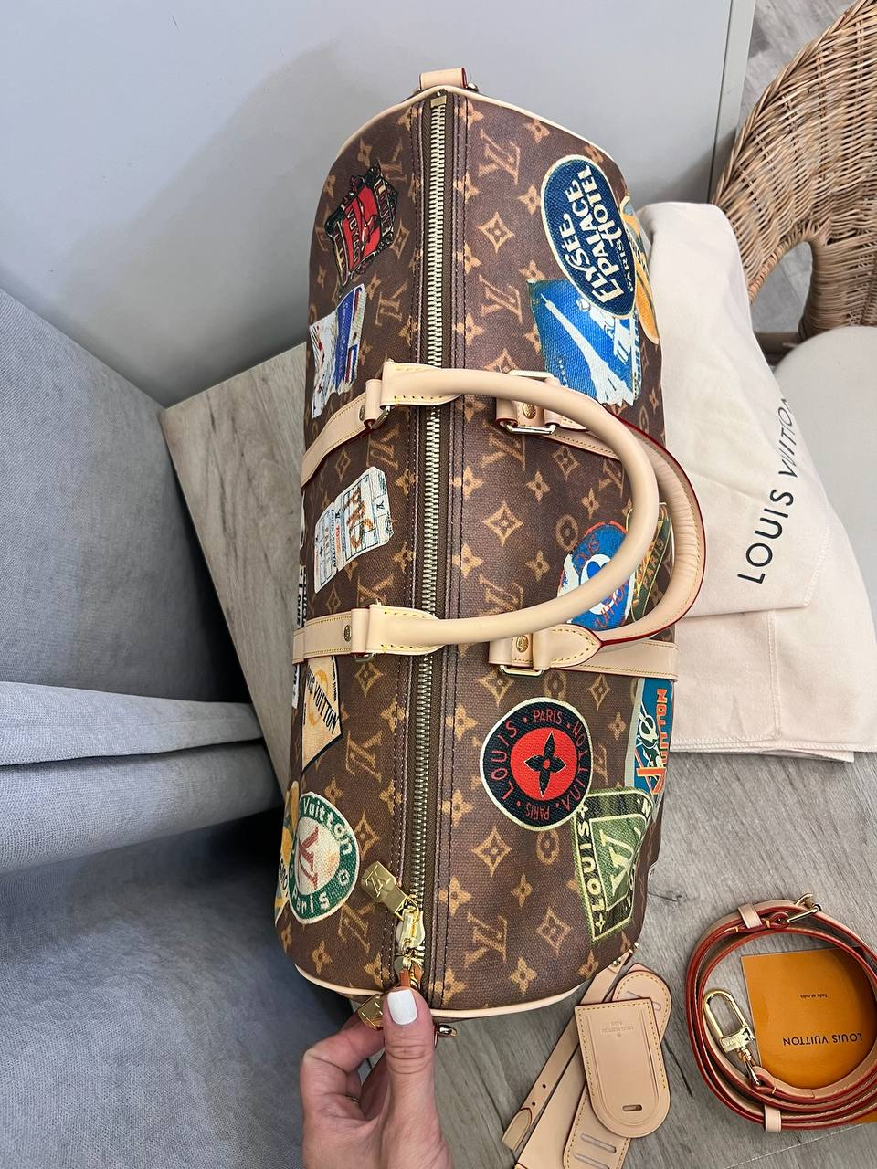 Louis Vuitton Keepall Bandoulière 45 Other Monogram Canvas Travel 45cm M24960