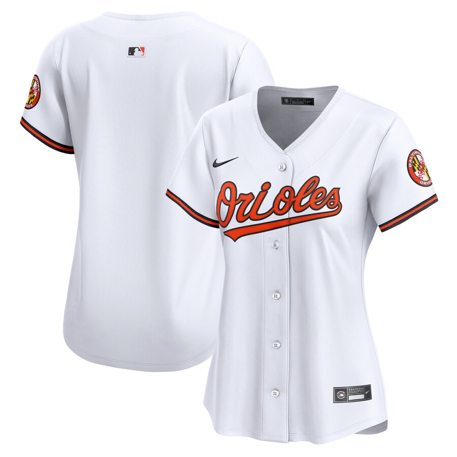 Baltimore Orioles Women's Home Limited Jersey White