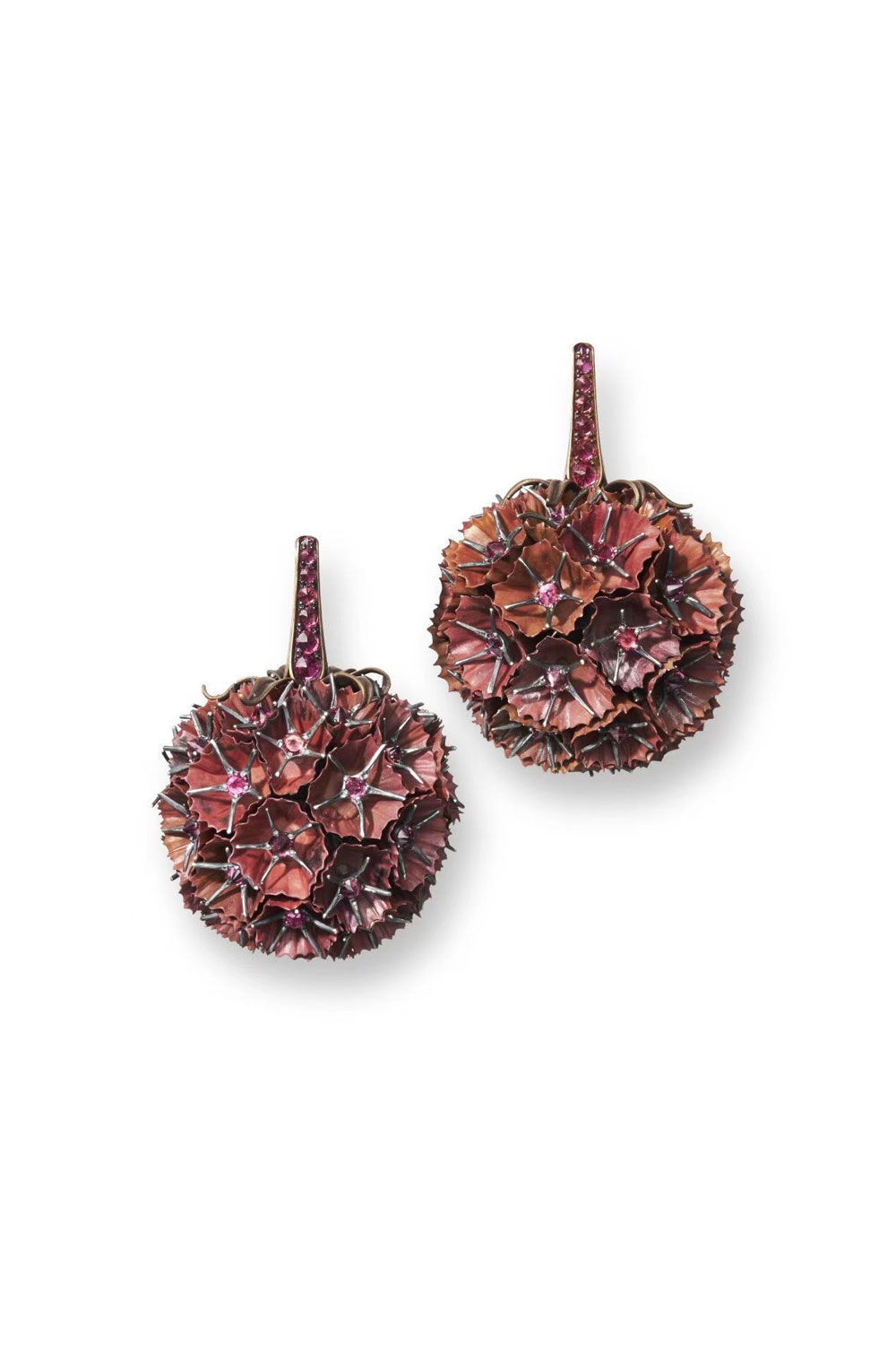 Starlight Coral Bellflower Earrings