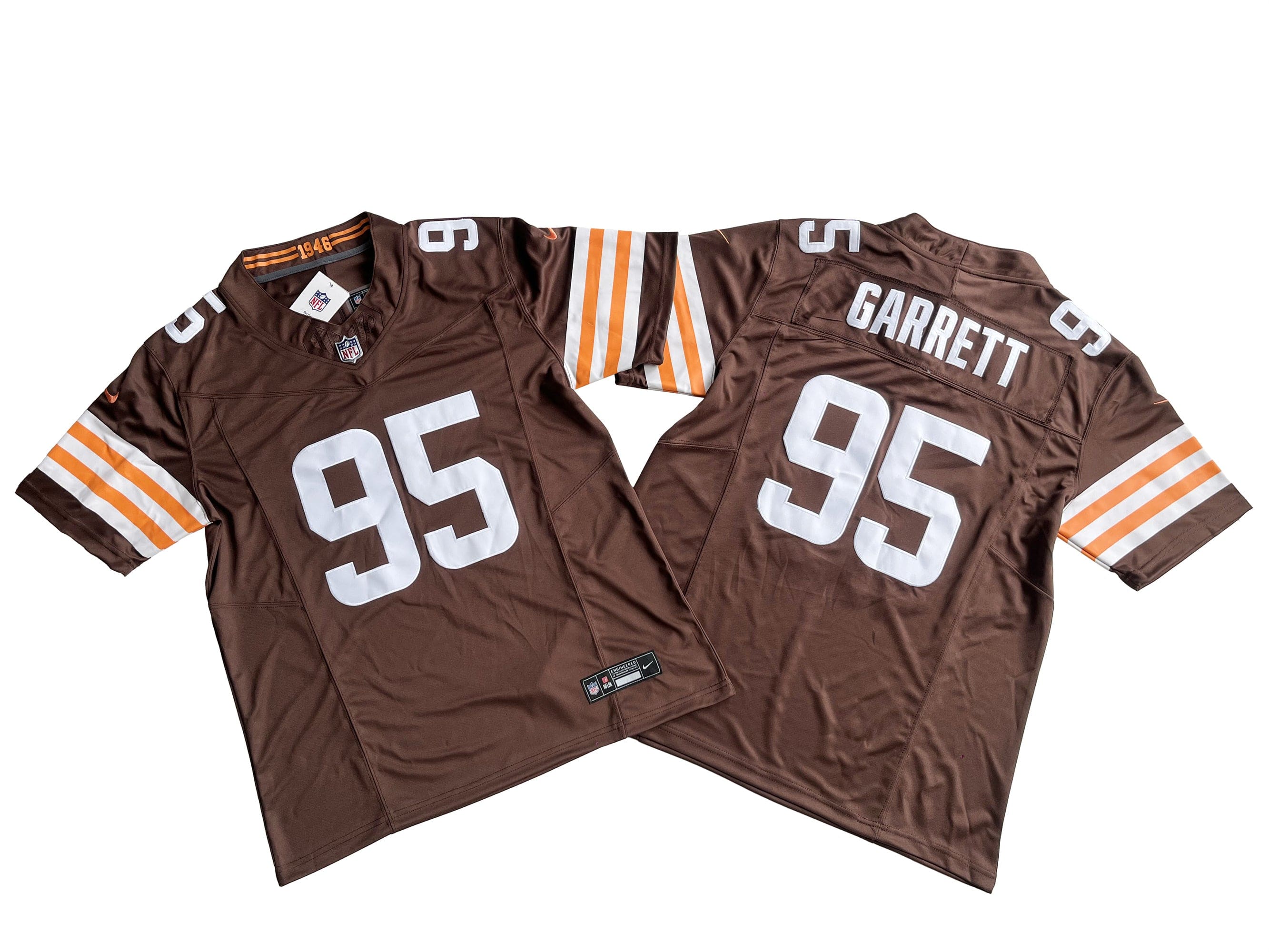 Cleveland Browns 95# Myles Garrett Nike Vapor F.U.S.E. Limited Jersey