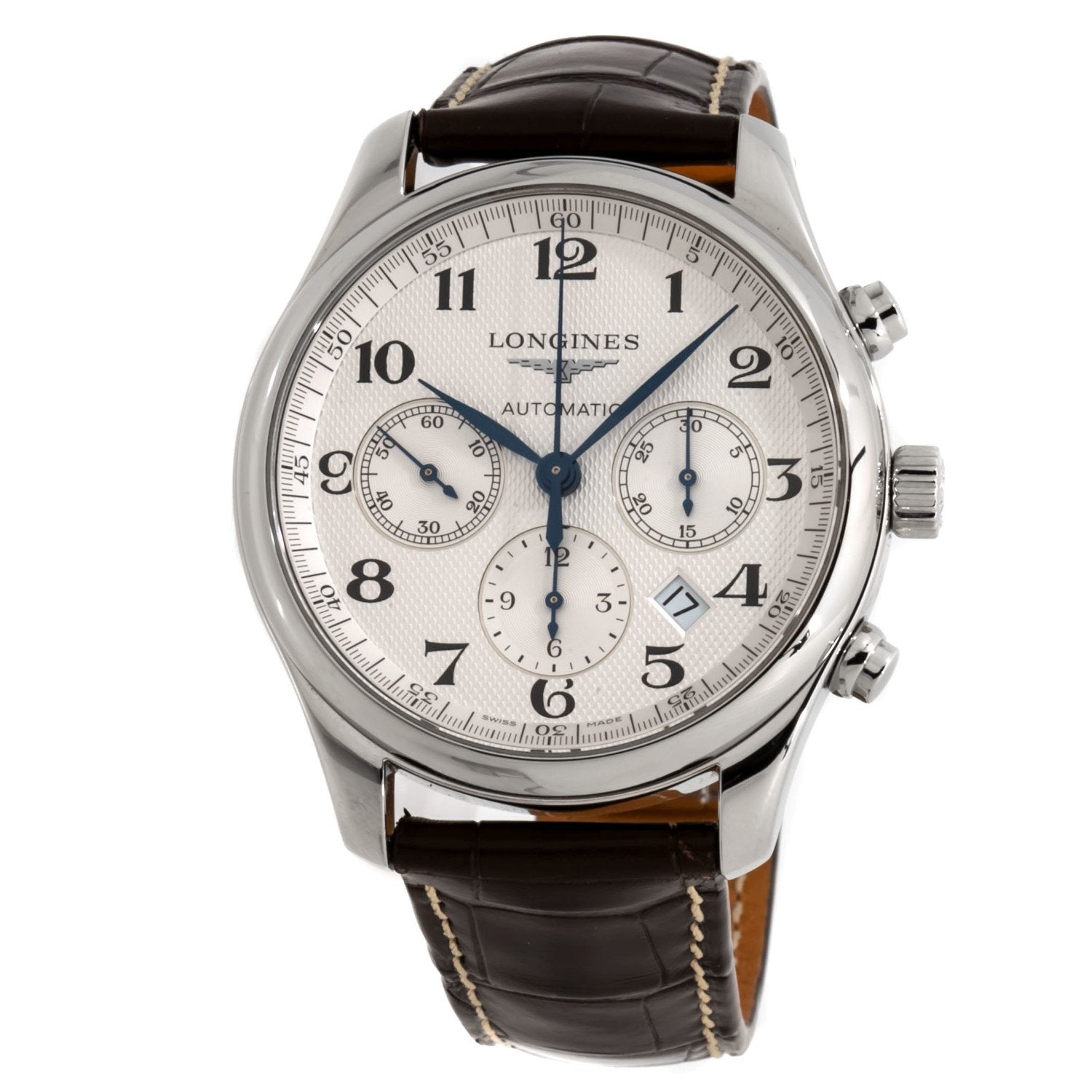 【Super Clone】Longines Men's L27594783 Master Chronograph Automatic Brown Leather Watch