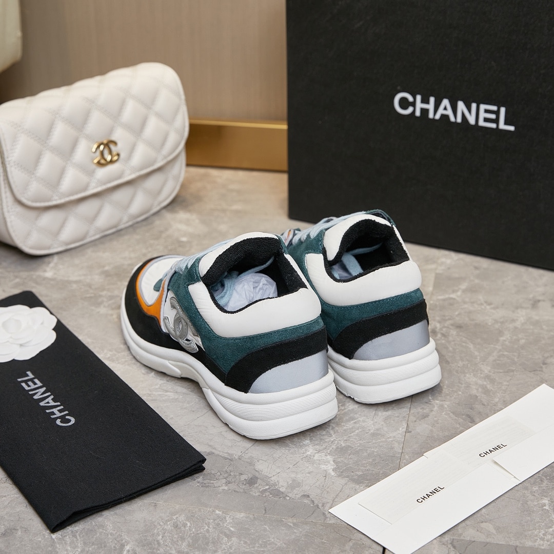 Chanel Wmns Sneaker White Navy G34360 Y53536 C0227