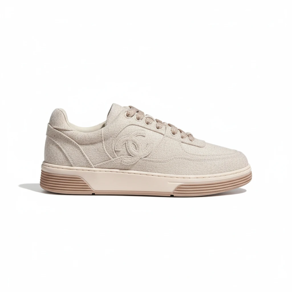 CHANEL Wool & Mixed Fibers Sneakers