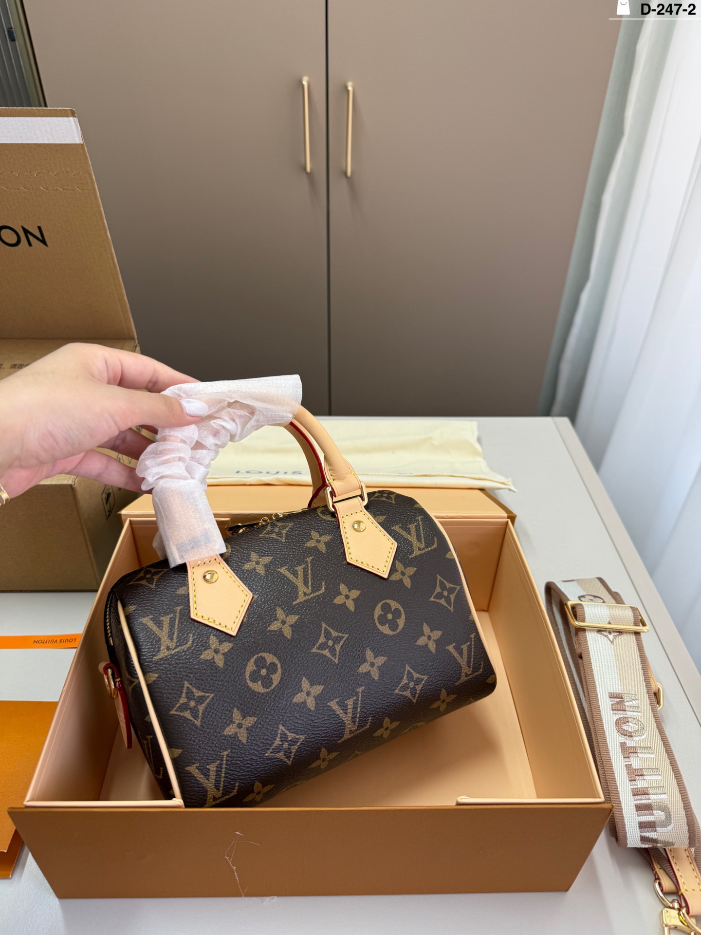 LV Speedy Bandoulière 20 枕头包