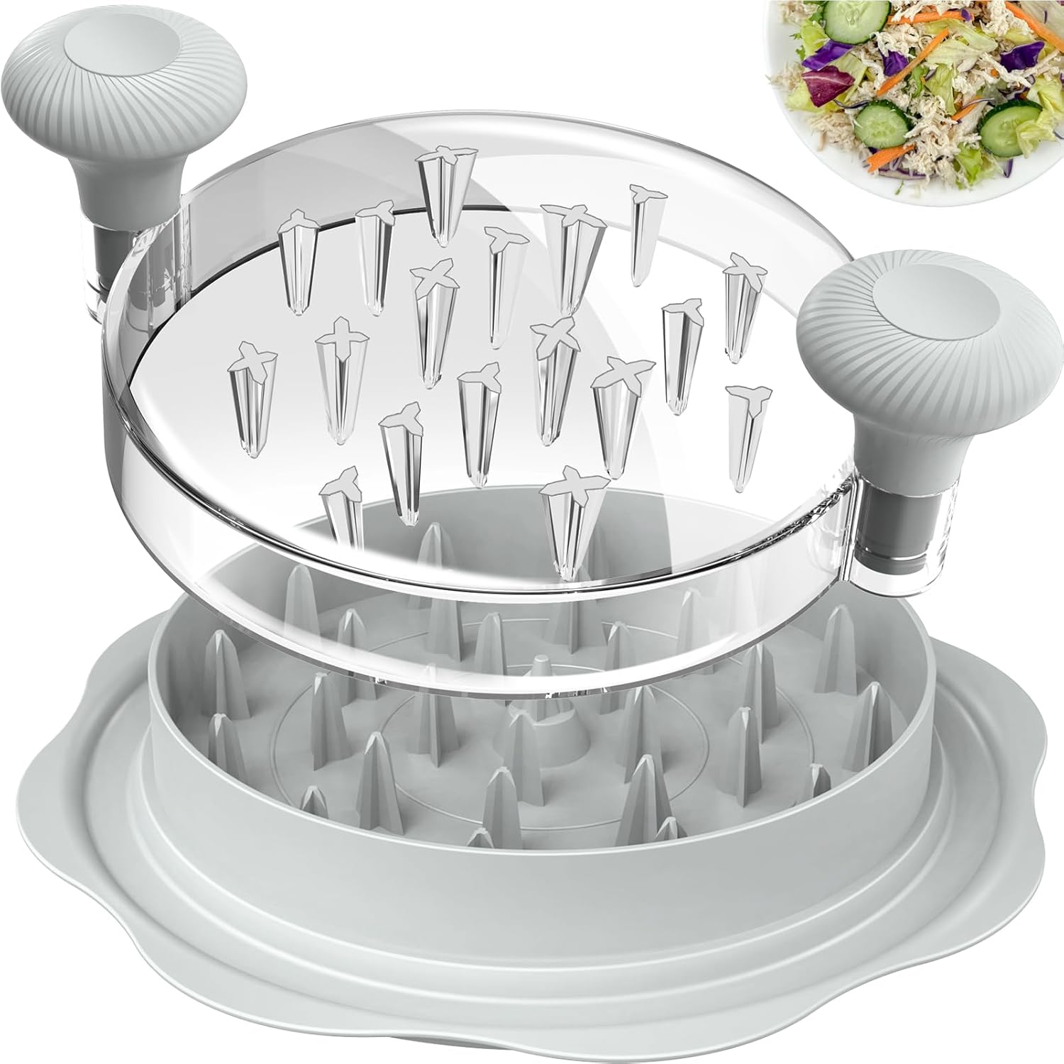 BPA-Free Food-Safe Meat Grinder - Visible Chicken Breast Meat Shredder