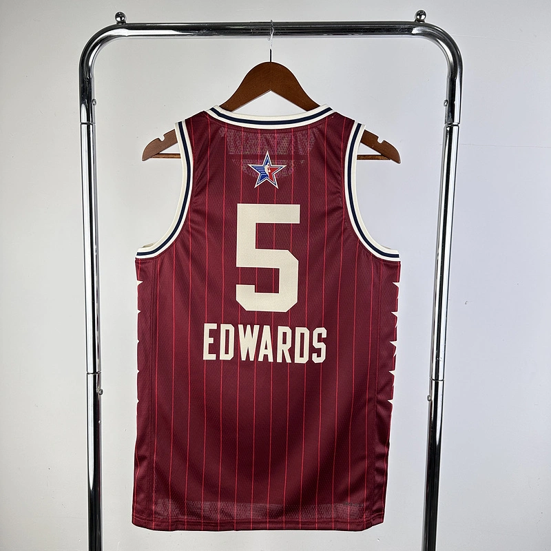 2024 NBA All Star Game (5 EDWARDS) Basketball Jersey
