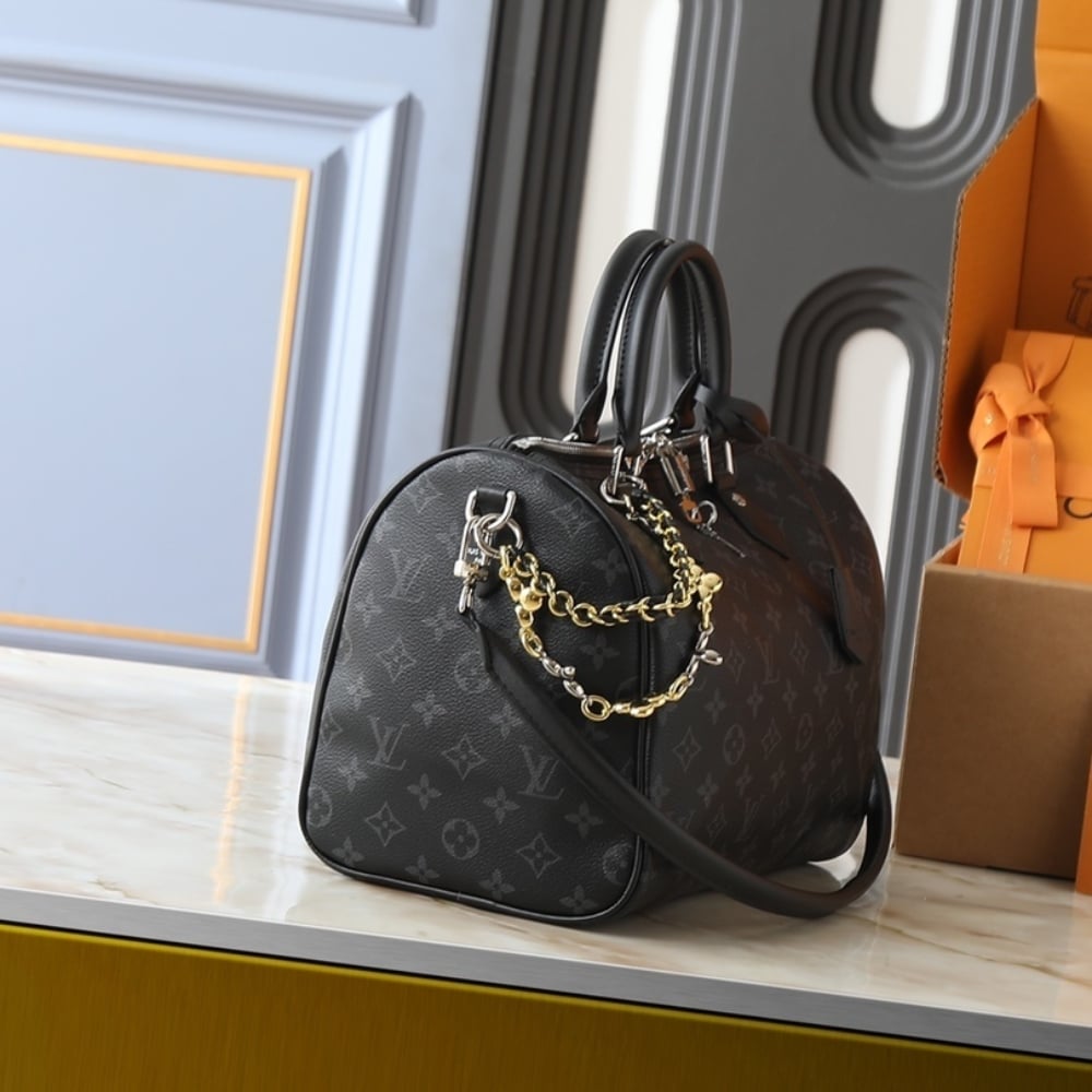 Louis Vuitton Speedy Soft 30 Monogram Black 30cm M15102