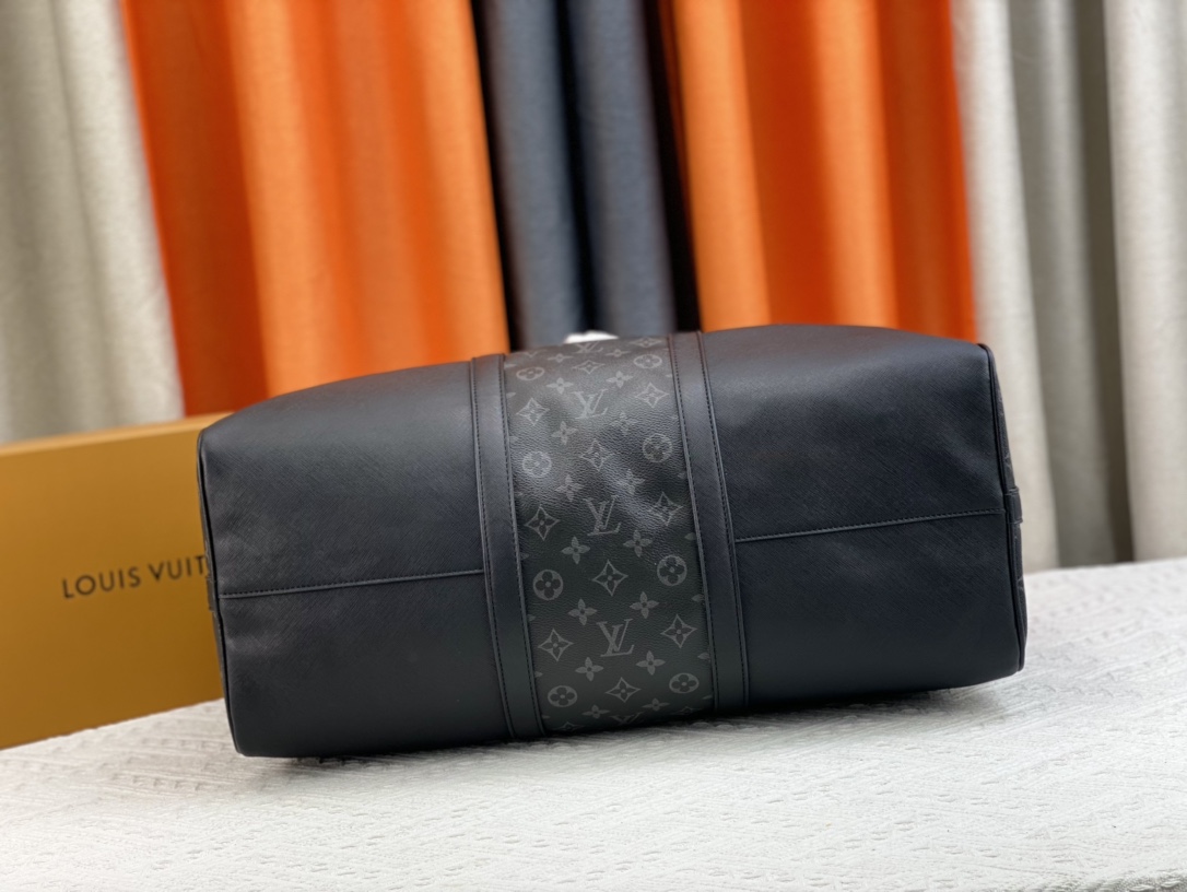 Louis Vuitton Keepall Bandouli Re 50Cm Black M59712