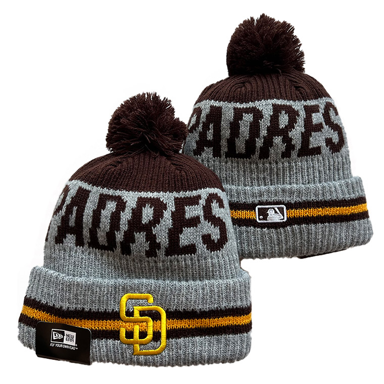 San Diego Padres Repeat Cuffed Knit Hat with Pom